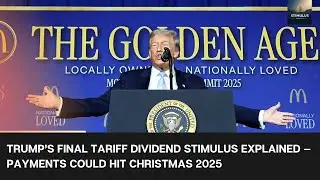 Объяснение последнего стимулирующего тарифного дивиденда Трампа &mdash; выплаты могут начаться к Рождес...