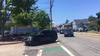 Procession for Weymouth Police Officer Michael Chesna
