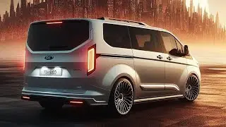 Новый Ford Tourneo Custom 2024 года — лучший просторный семейный фургон среднего размера
