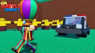 I FOUGHT A POLICE CAR... | ROBLOX - The Battle Bricks: One on One [PART 3]