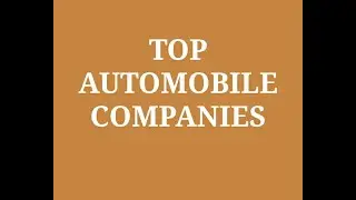 Top 10 Automobile Companies in India 2020