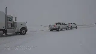 Hutchinson, KS Intense Snow, Spin Outs and Crashes - 2/19/2019