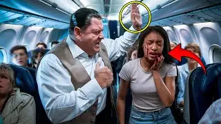 White Passenger Beats Black Girl Until She Bleeds &mdash; Minutes Later, the Entire Flight Is Frozen...
