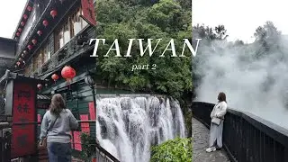 Taiwan Vlog pt. 2 🇹🇼 | North Coast Tour, Jiufen, Shifen & Food Adventures