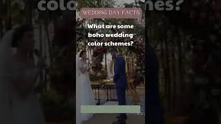 What are some boho wedding color schemes? #bohowedding