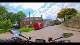 Relaxing Motorcycle Ride POV | Quintessential British Countryside