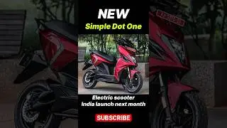New UPCOMING Simple Dot One electric scooter ⚡️#shorts #electricscooter #bikeshorts