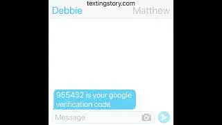 Google Verification code story