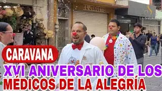 &iquest;SABES QUE SON LOS M&Eacute;DICOS DE LA ALEGR&Iacute;A? ELLOS TUVIERON SU 16a CARAVANA POR LAS CALLES DE CELAYA.