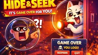 🎭 The Ultimate Hide and Seek Battle! | Who Will Win?  🔥 🔥#live #shortvideo #shorts #satisfying