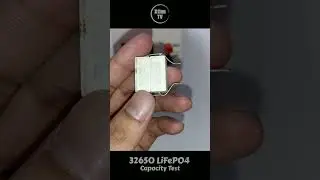 32650 LiFePO4 Capacity Test | Power Central #diy #shortvideo #lithiumbattery  #lifepo4battery