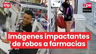 Polic&iacute;a logra capturar a un clan familiar que era el terror de las farmacias en Santa Anita