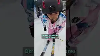 Insta360 X5 en nieve indoor: no tiene rival.  #esqu&iacute;