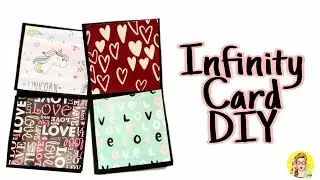 Infinity Card | Scrabook Card | DIY Cards for Photo Album | 2021