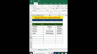 How to Auto Fit Column width in excel || #shorts #advance #excel #exceltips #exceltricks #viralvideo
