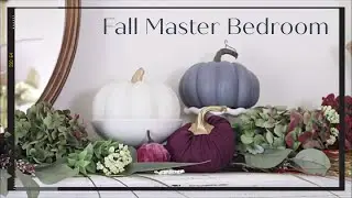 Fall Master Bedroom | Modern Farmhouse Cottage Fall Decor Idea's | Fall Decor 2020