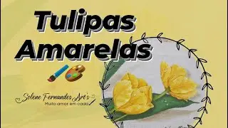 COMO PINTAR TULIPAS AMARELAS