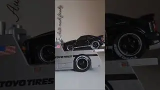 FORD C600 FLAT BED TUCK AND FORD MUSTANG  #toycars #carcollection #hotwheelscollection #shortvideo