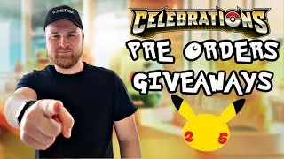 Pokemon Celebrations Pre Orders & Giveaways!