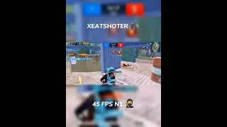XEATSHOTER 🦍 45 FPS N1 TDM 🥷 #pubg #pubgmobile #gaming #bgmi #games #tdm #shortsvideo