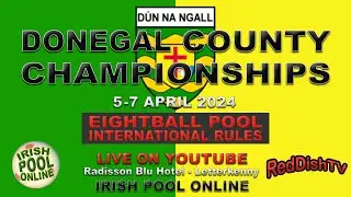 Donegal County Championships 2024 - Eightball Pool International Rules