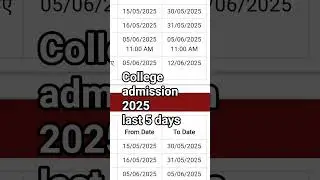 mp college admission 2025 college registration 2025 #collegeadmission #ug #pg
