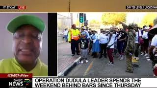 Operation Dudula leader Nhlanhla 