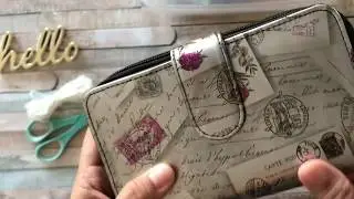 DIY Personal Travelers Notebook Wallet - Mini Bullet Journal