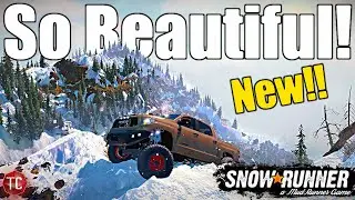 SnowRunner: The NEW, MOST BEAUTIFUL Winter Map YET!?