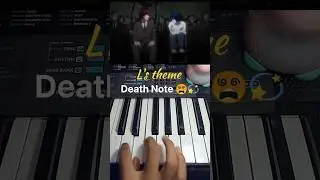 Death Note&ndash;L&rsquo;s Theme on Piano  #shorts