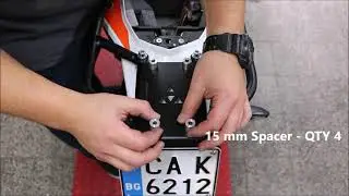 Rear rack and Luggage plate KTM 390 Adventure - Installation instructions