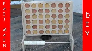 Le jeu du puissance 4, facile, ludique, amusant, diy, fait main, porte23 du calendrier de l'avant