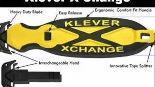 Klever X-change, the ultimate box cutter