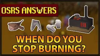 OSRS Answers | When do you stop burning food? (Sharks, Monkfish etc)