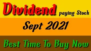 Dividend Paying Stock in September 2021|| Get 101% Profit 6 Company Review & Stock Dividend