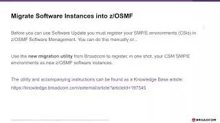 Make Your Transition to Software Maintenance in z/OSMF Simple
