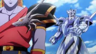 Dragon Quest: The Adventure of Dai. Larhart ayuda a Hyunckel y a Him a derrotar al rey del ajedrez.