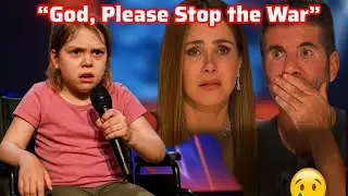 10-year-old Iranian girl who survived a missile attack Agt best performance #agt2025 #viralvideo