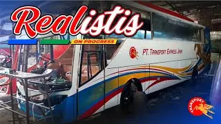 TranEx Realistis On progress !! Jetbus 3 HDD Transport Express Jaya