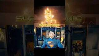 Movie Super Sonic VS Superman #fypシ゚viral #sonicmovie3 #superman #superman2025