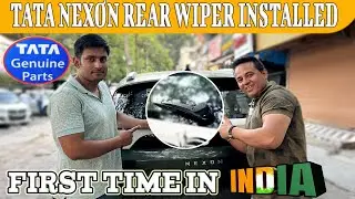 Tata Nexon Rear Wiper Installed First Time In India| Tata Genuine Parts #tata #tatacars #tatamotors