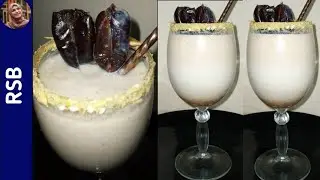 Soaked dates and nuts milkshake recipe|Immunity Booster Drink|Calories Drink