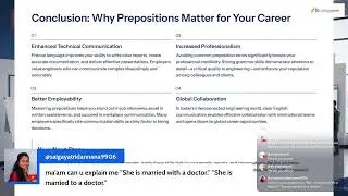 Mastering the use of Prespositions