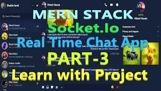 Real Time Chat App React Node js Express js Socket MongoDB MERN STACK Backend Server Create #3
