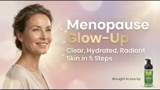 Menopause Glow Up Clear, Hydrated, Radiant Skin in 5 Steps