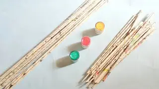 DIY Newspaper Toran | Newspaper Door Hanging | Bandhanwar | Diwali Decoration | Make It Easy Craft
