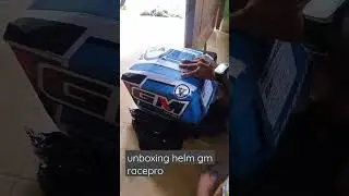 unboxing helm gm racepro #helmet #helmgm