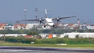 Strong Wind Tests ATR 72-500 Pilots Landing at Lisbon Airport