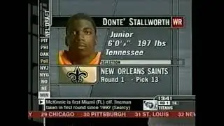 Saints Select WR Donte' Stallworth (2002 NFL Draft)