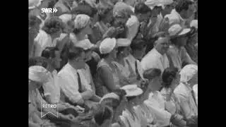 SWR Retro &ndash; Abendschau: Profi-Tennisturnier in Baden-Baden 16.07.58